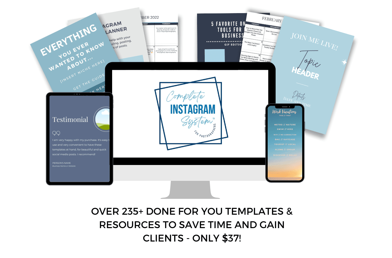 The Complete Instagram System for Photographers